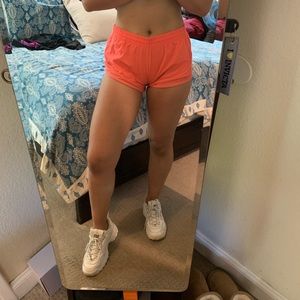 Lucy Neon Orange Shorts